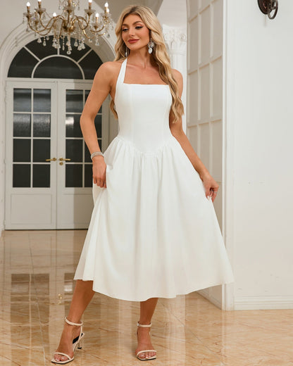 HALTER DRESS