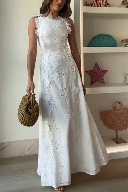 LACE STRAP MAXI