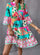 TIERED PRINT DRESS