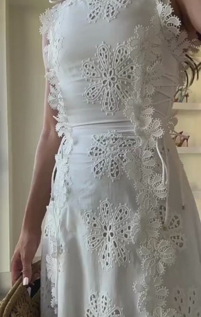 LACE STRAP MAXI